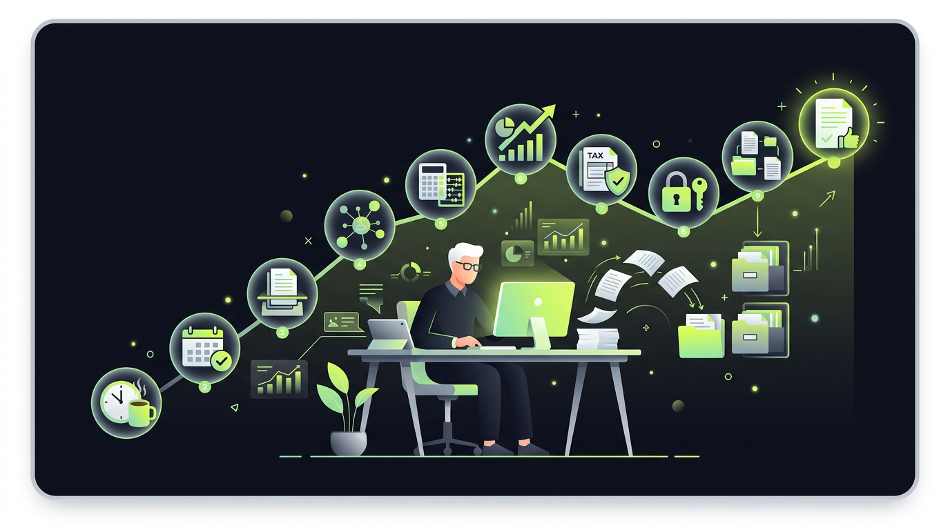 Понедельник бухгалтера в апреле: 10 стадий принятия начала недели | Юмор для аутсорса