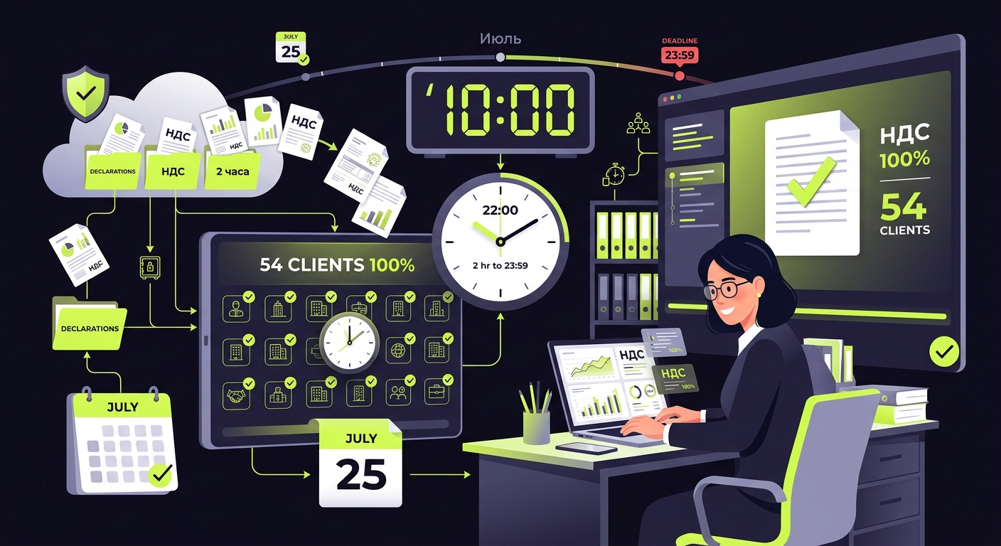 «Сдали декларацию за 2 часа до дедлайна»: как агентство на 54 клиента перестало гореть в июле
